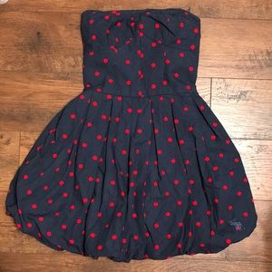 NWOT Polkadot Abercrombie & Fitch Bubble Dress S